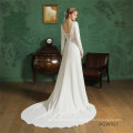 Designer Luxury Off-shoulder White Pearl Lace Sequins Maxi Women vintage gelinlik Ball dress wedding bridal gowns